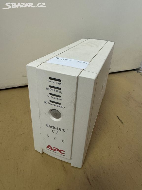 Záložní zdroj APC Back-UPS 500 -BEZ baterie-