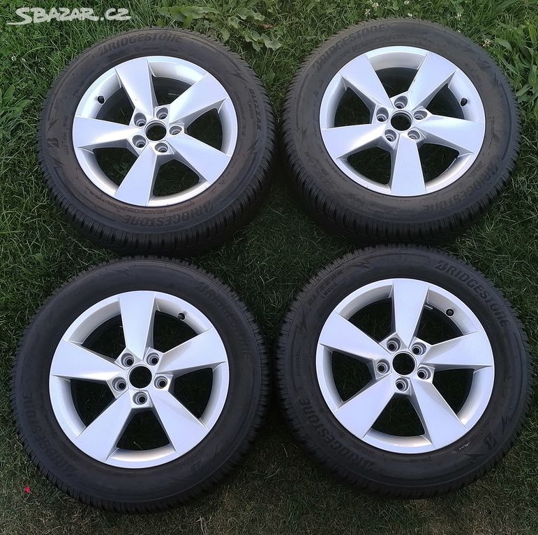 Zimní kola Škoda Fabia 4 15"5X100 185/65 R15 Brid.