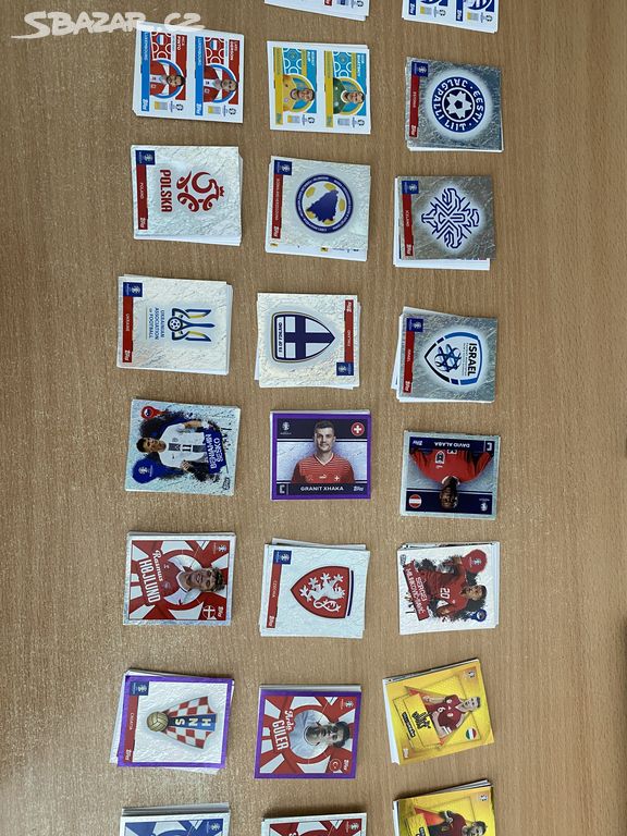 Topps Euro nálepky