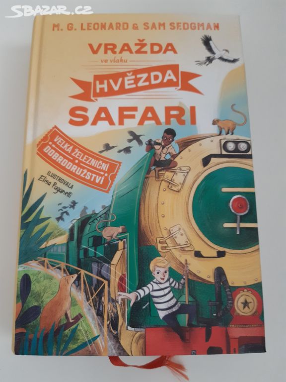 Kniha - Vražda ve vlaku Hvězda safari