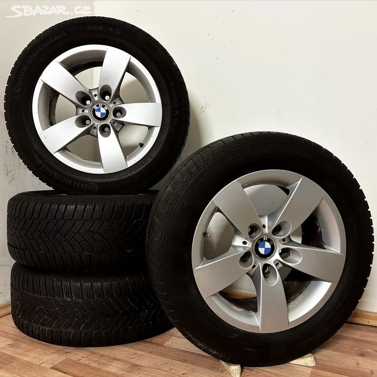 BMW 5 E60/E61 5x120 R16 ET20+ZIMNÍ 225/55R16 5/4mm