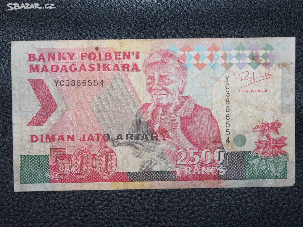 Madagaskar 2500 Francs - 500 Ariary