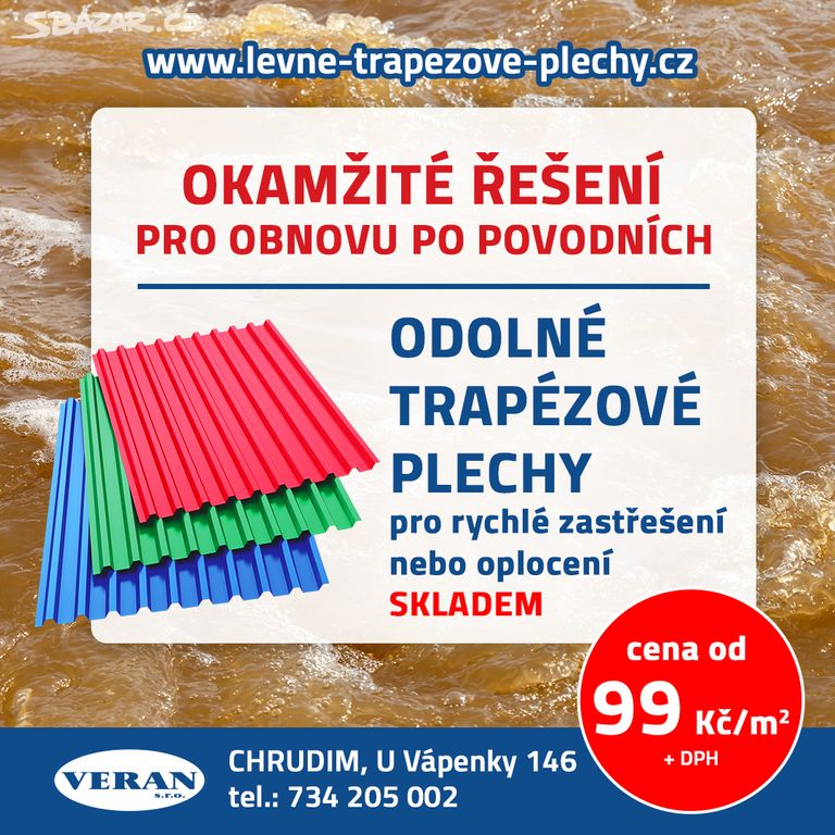 Trapézové plechy -plechová střešní krytina