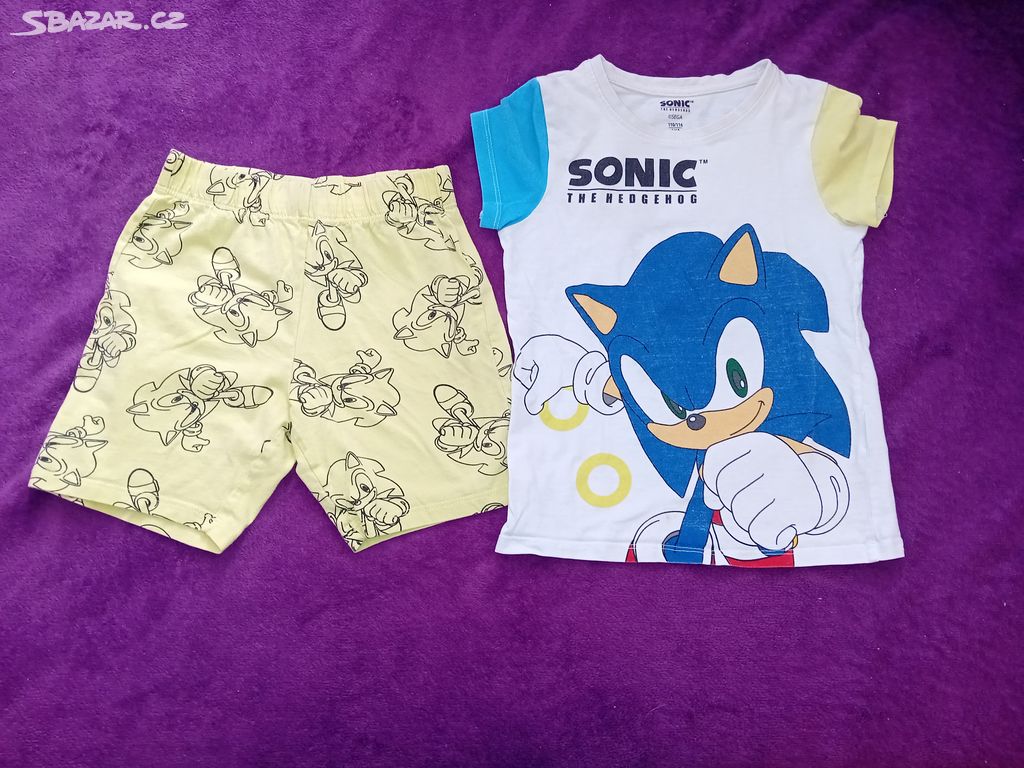 letní pyžamo Sonic 110/116