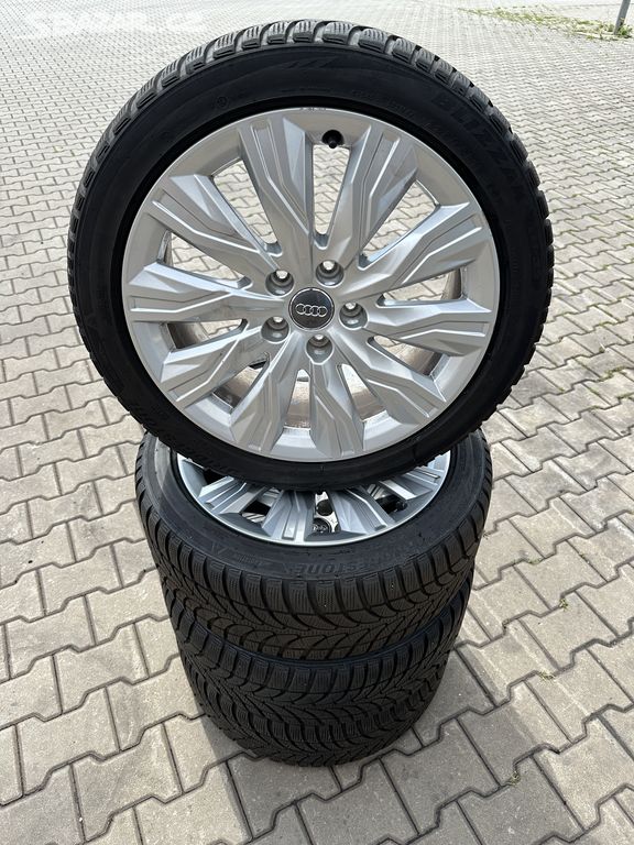 Kompletní alu Audi A4 5x112r18 + 225/4518 zimní