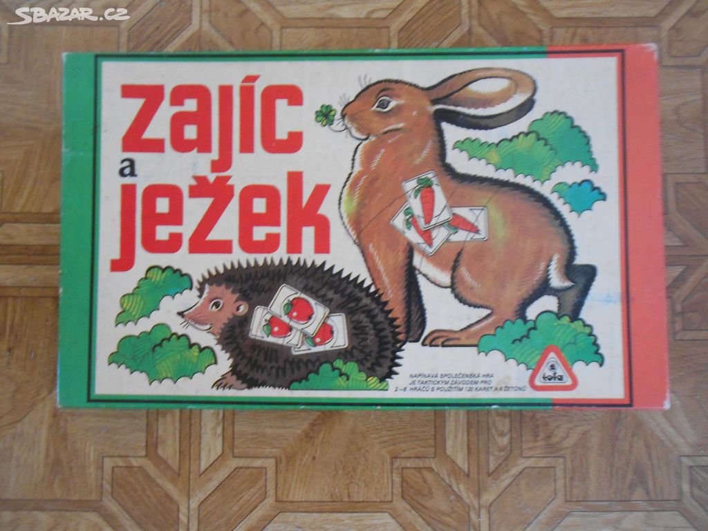 Retro hra Zajíc a ježek (cena včetně poštovného)