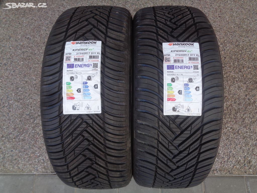 Zimní pneu 215/45/17 R17 Hankook - Nové