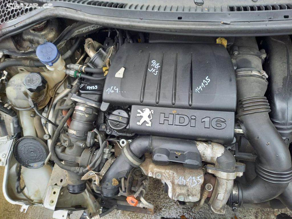 Motor 9HX 1.6 Hdi 66kW z Peugeot 207