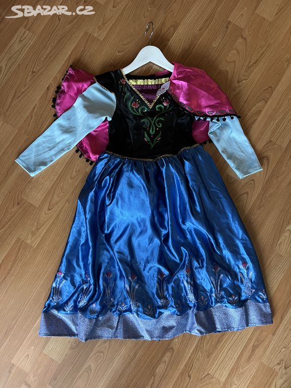 Dětský kostým Disney Anna, vč. paruky