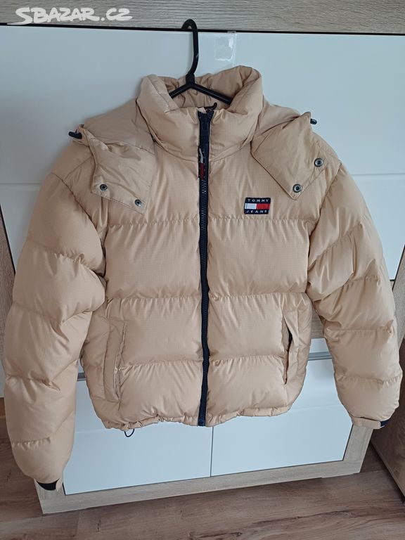 Pánská péřová bunda Tommy Jeans vel XS