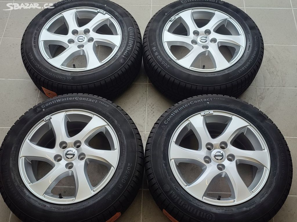 Nová originál ALU kola 16" 5x108 ET50 pneu 205/6