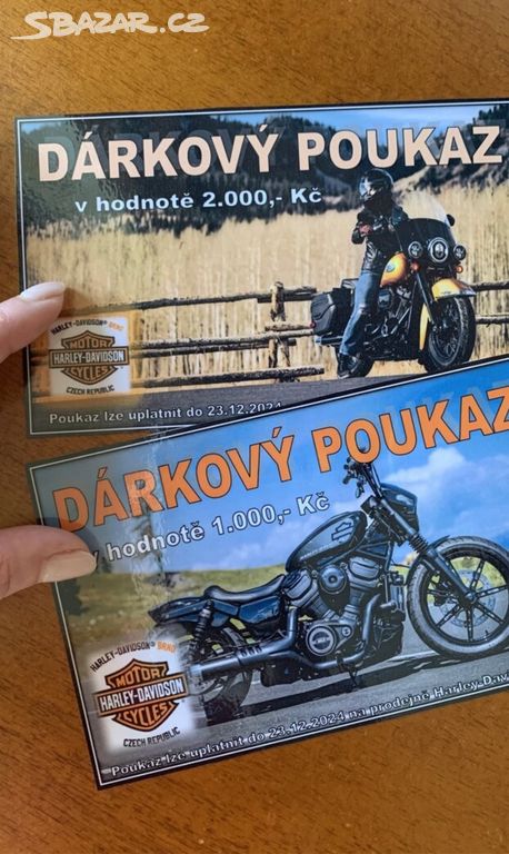 Poukazy do Harley-Davidson Brno