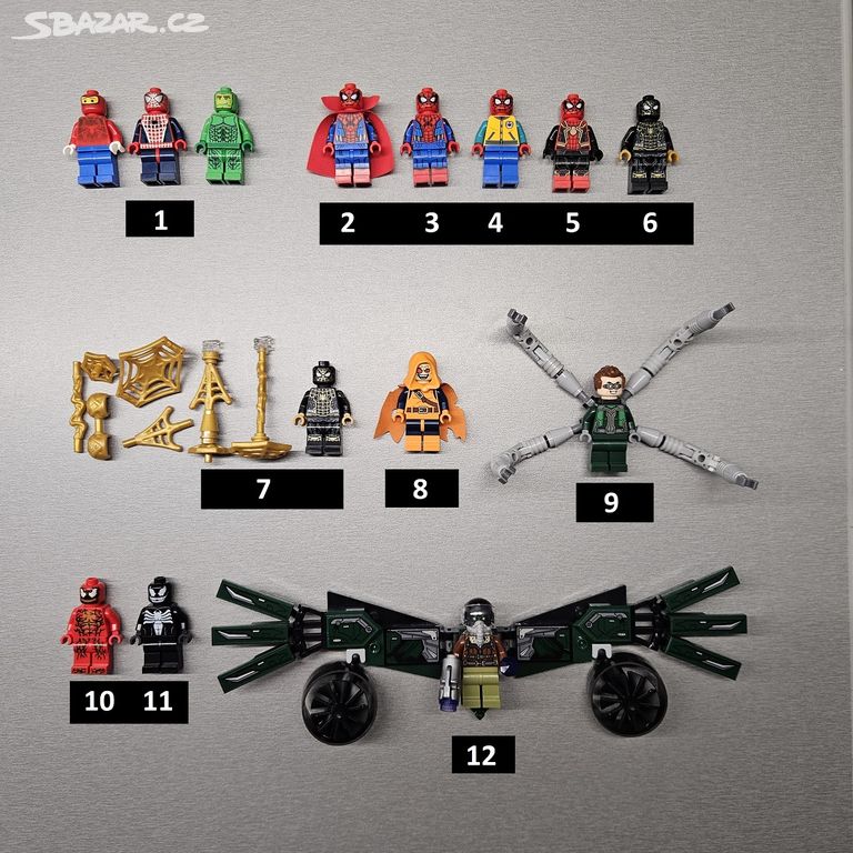 LEGO Minifigurky Marvel 1/2 Spider-Man