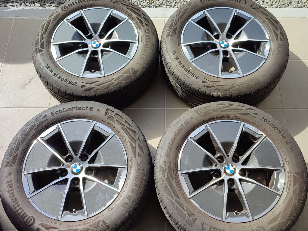 Originál letní ALU komplet BMW 16" 5x112 ET22 pn