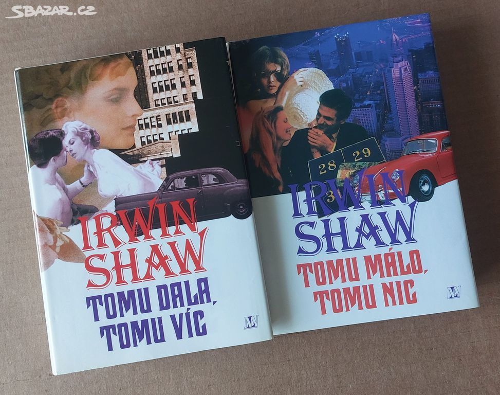 Irwin Shaw tyto 2 knihy = CELKEM za 99 Kč