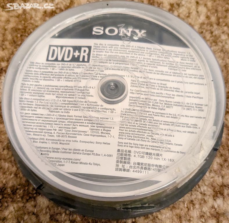 Sony DVD+R 10pack