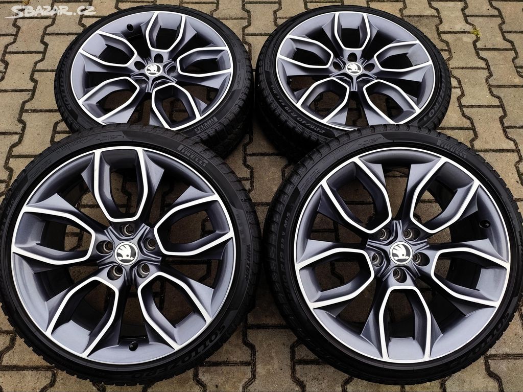 Alu kola originál Škoda Karoq 5x112 R19 Crater