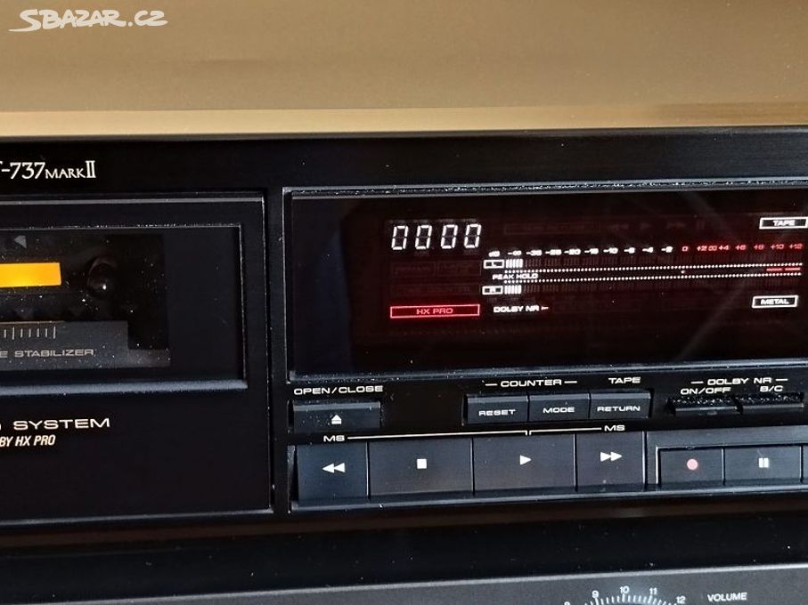 PIONEER CT-737 MKII tape deck po servisu