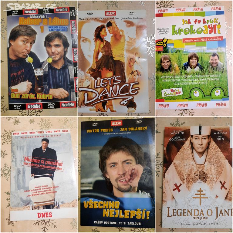 Všechno nejlepší , Legenda o Janě .....DVD filmy