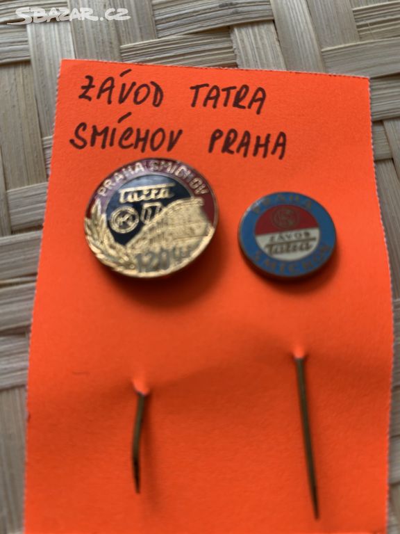 odznak Závod Tatra Smíchov Praha