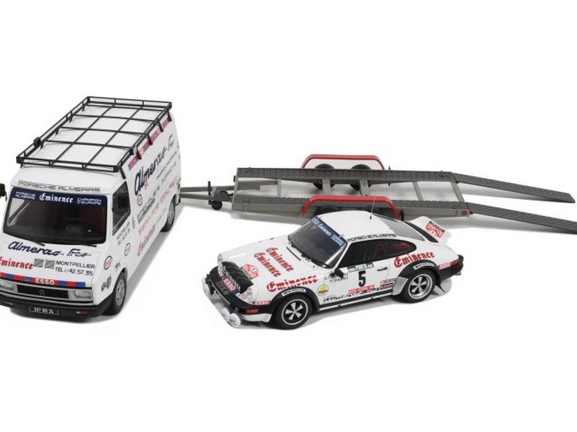 Set Rally de Portugal Porsche 911 1:18 OttoMobile