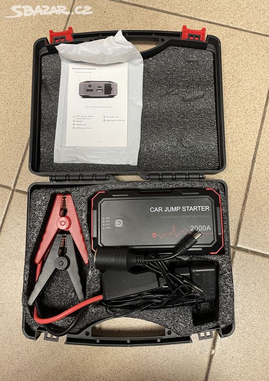 NOVÁ Multifunkční JUMP STARTER POWERBANK