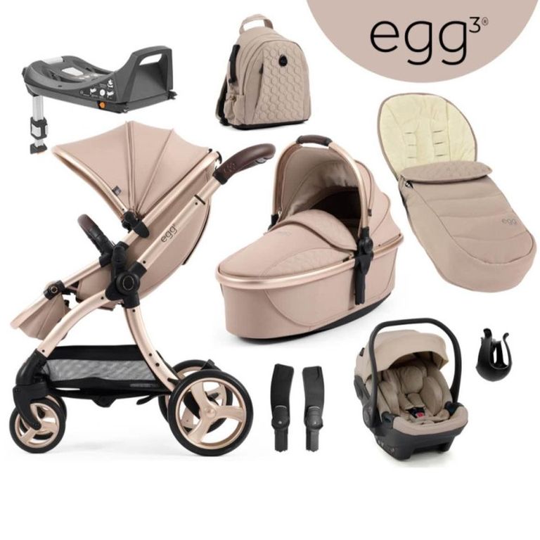 Kočárek - BabyStyle Egg3 set 8 v 1