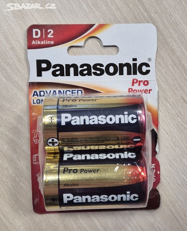 Baterie Panasonic Pro Power D 2ks LR20PPG/2BP