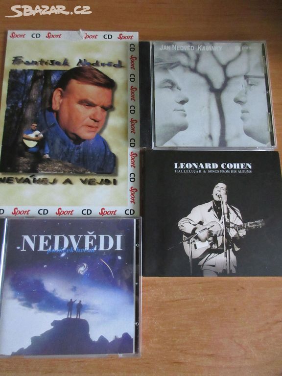 Country CD - Nedvědi, Leonard Cohen.