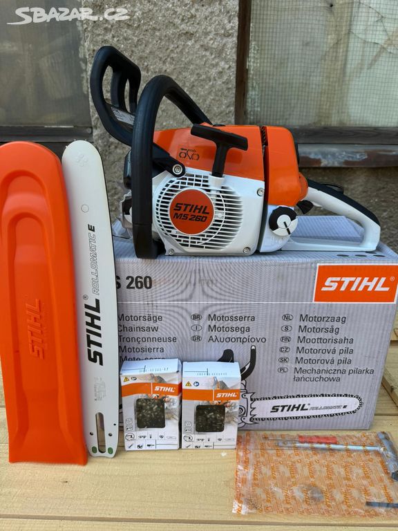 Stihl MS 260, Nová Motorová Pila, Záruka