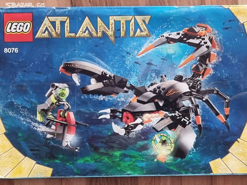 Prodám LEGO Atlantis 8076 - Hlubokomořský útočník