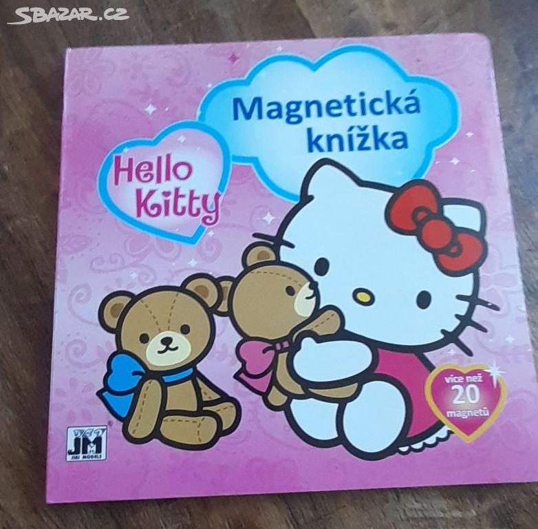 Magnetická kniha Hello Kitty, jako nová