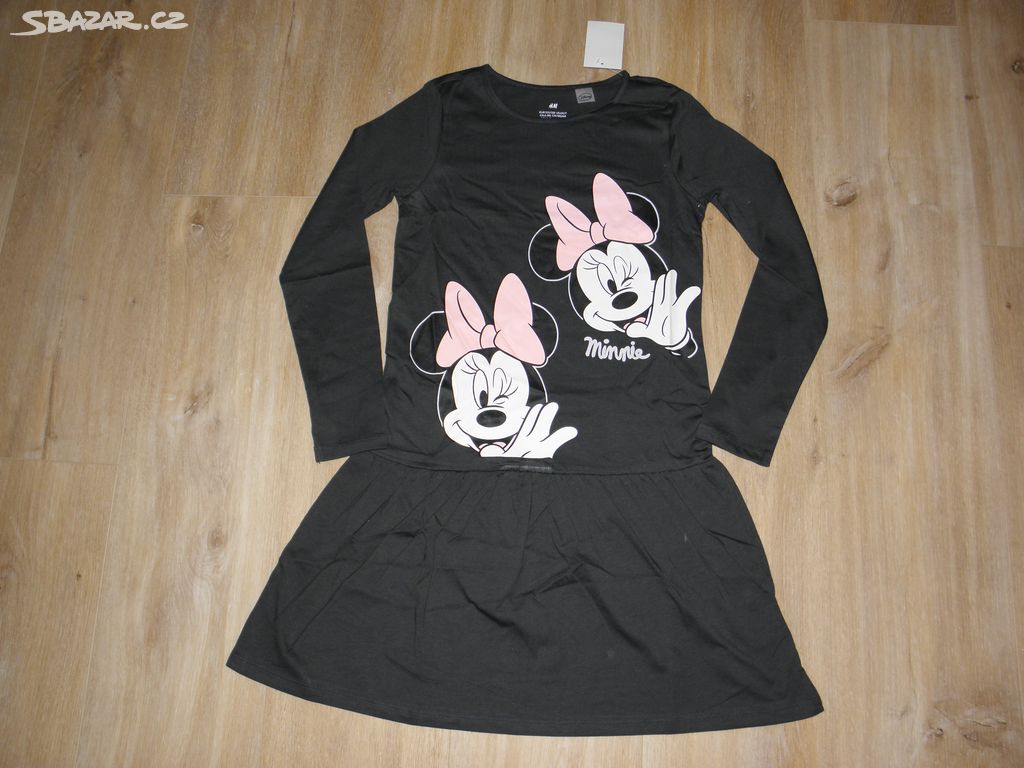 Nové šaty s Minnie zn. H&M vel.122/128