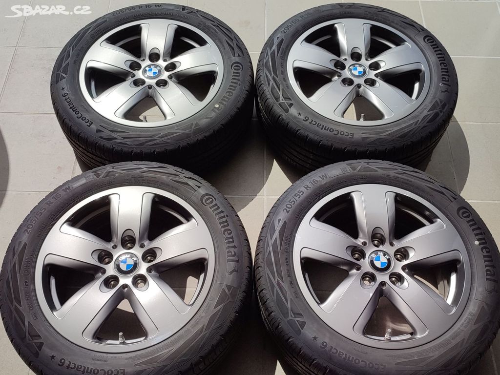 Nový letní komplet BMW 16" 5x112 ET47 pneu 205/5