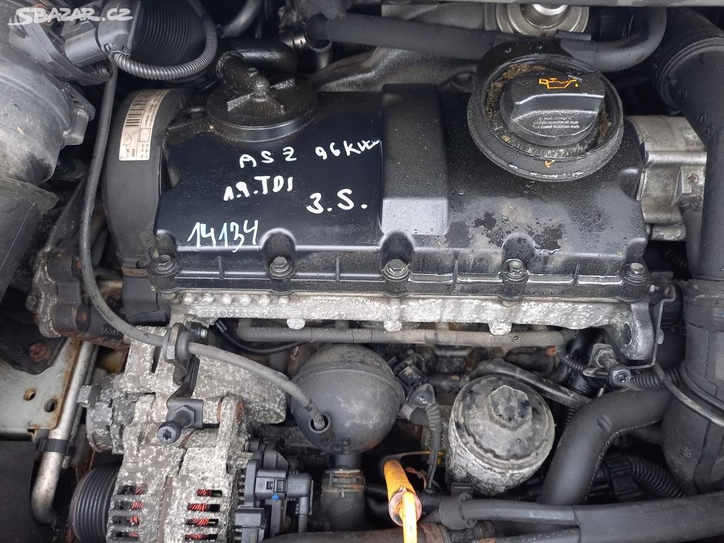 Motor ASZ 1.9 TDI 96kW z Seat Alhambra