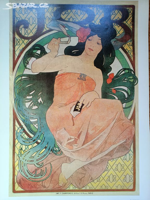 Alfons Mucha plakáty - 6 ks