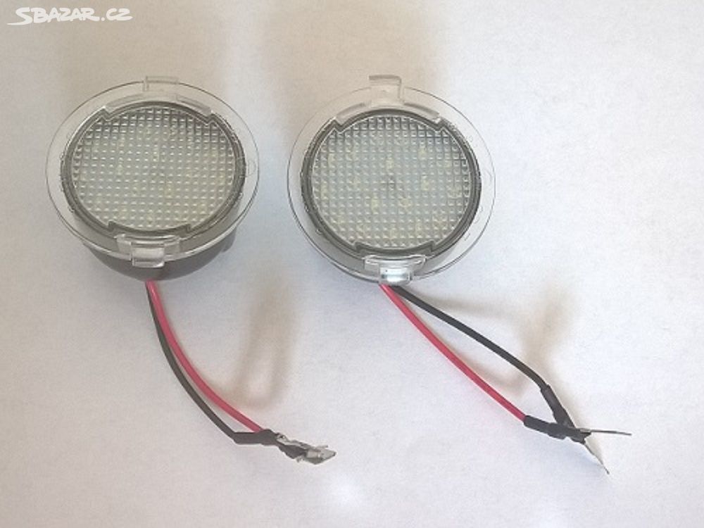 LED osvětlení pod zrcátka Ford Mondeo,Focus-kulaté