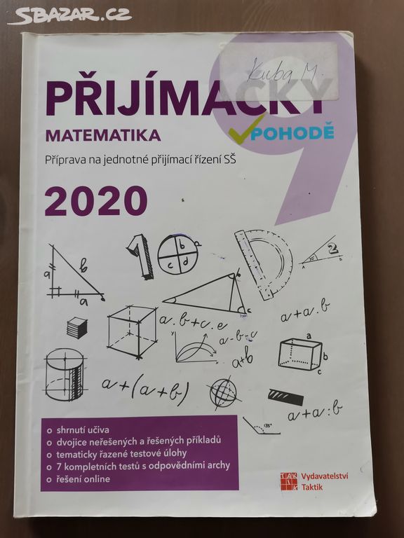 Učebnice přijímačky Matematika 2020