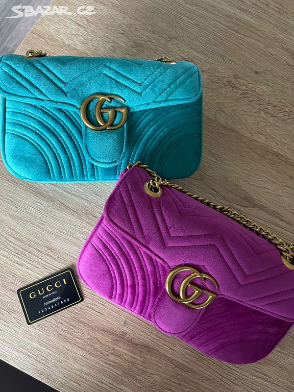 Luxusní kabelky Gucci marmont velvet