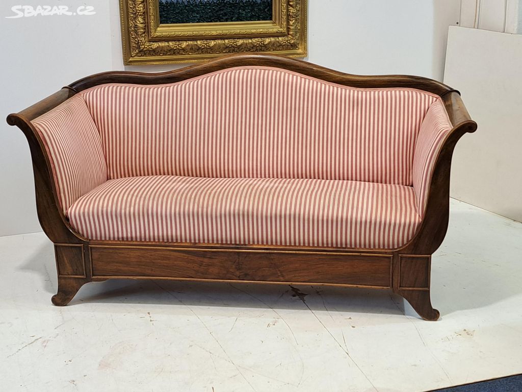 Zámecké starožitné sofa Biedermeier 19 st. 8082