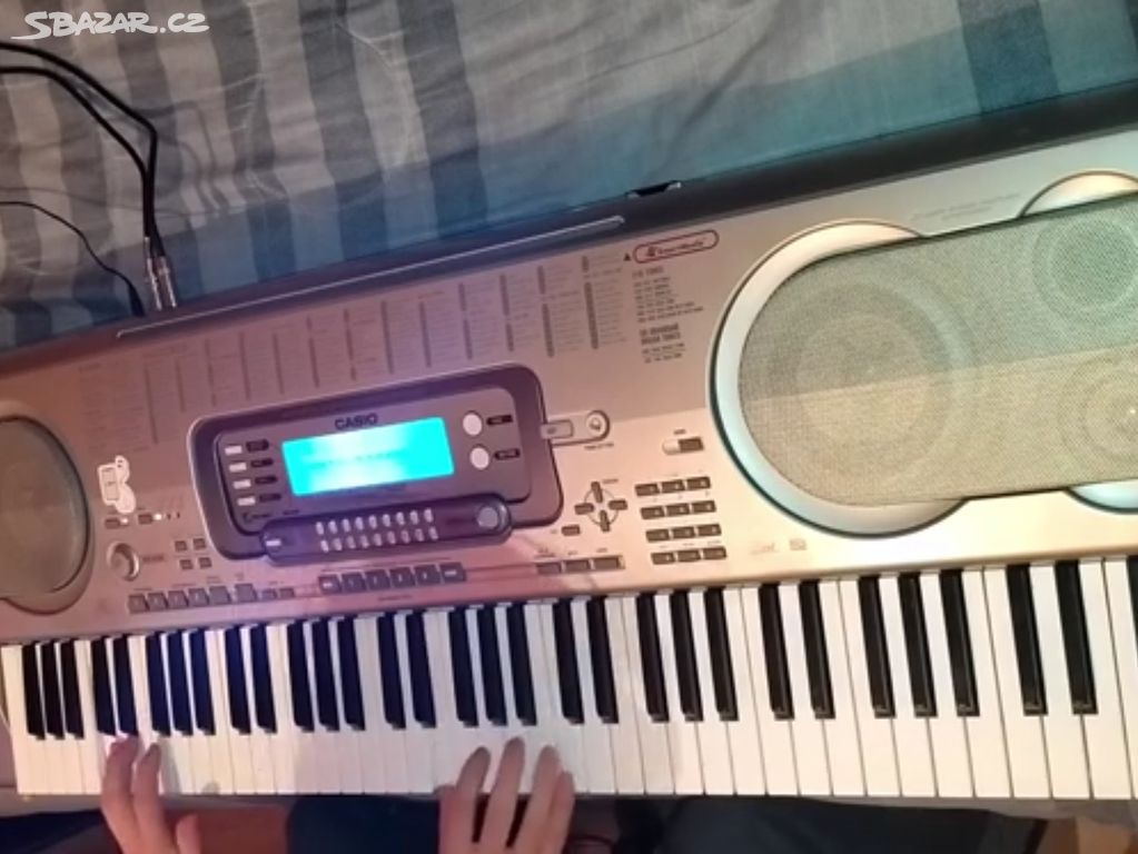 Poloprof.klavesy Casio WK 3700 stojan futral nav. Praha Sbazar.cz