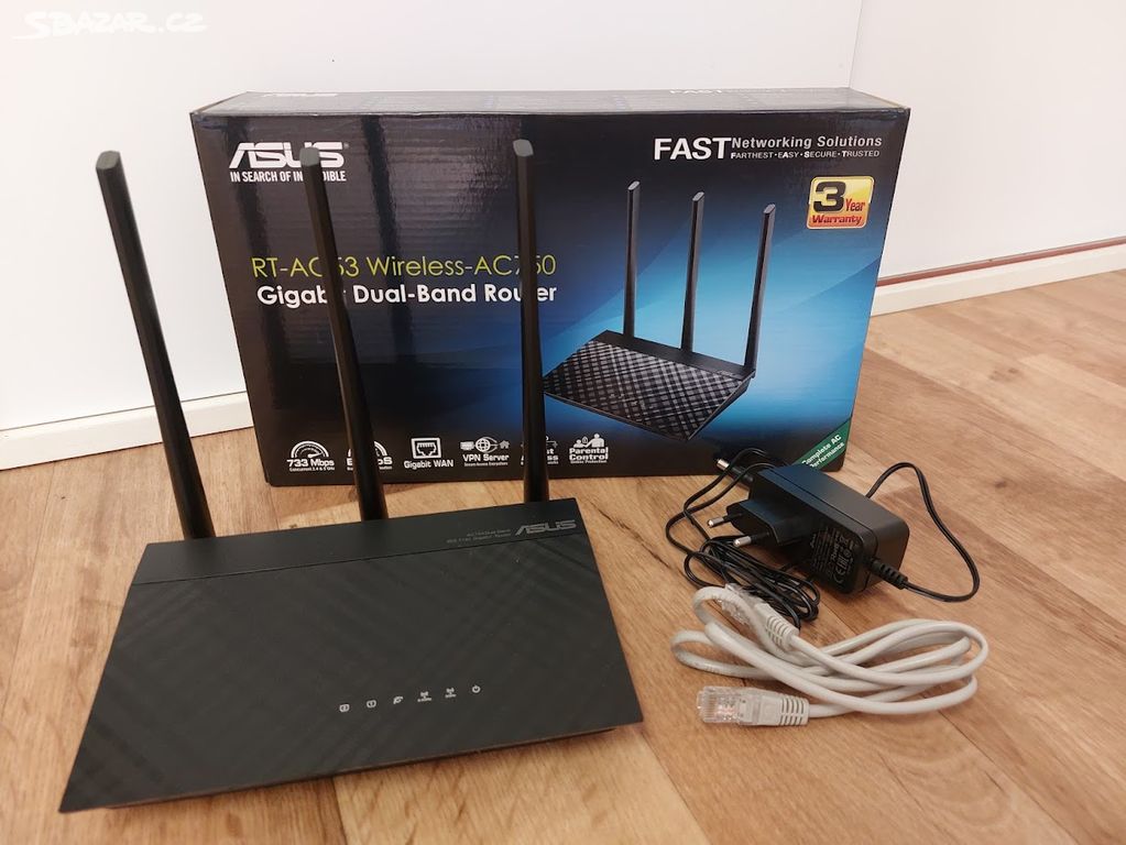 Gigabitový bezdrátový router Asus RT-AC53