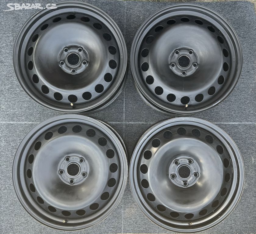 Audi,Škoda,VW plech.disky 5x112,ET45, 8Jx19", 57,1