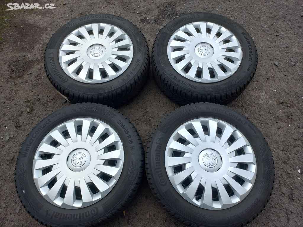 Sada Orig kol Škoda 205/55R16 zimní