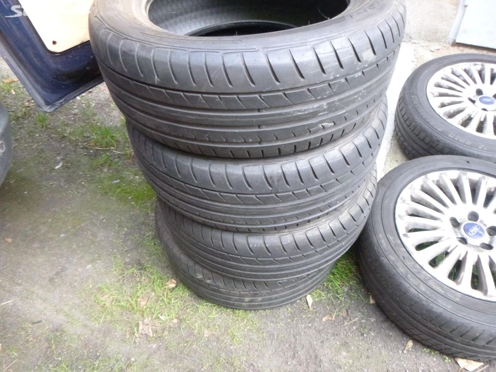 4x letní pneu dunlop 205/55 r16 (6 mm)