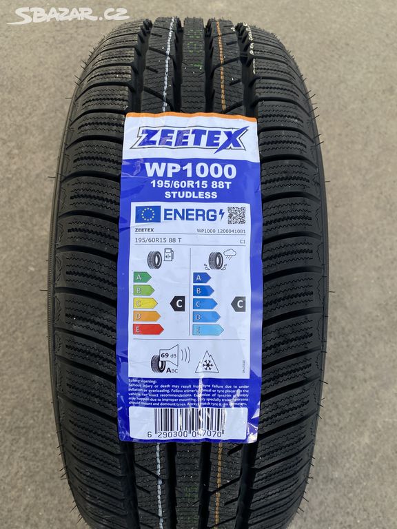 195 60 15 NOVÉ ZIMNÍ PNEU Zeetex 195/60 R15 88T