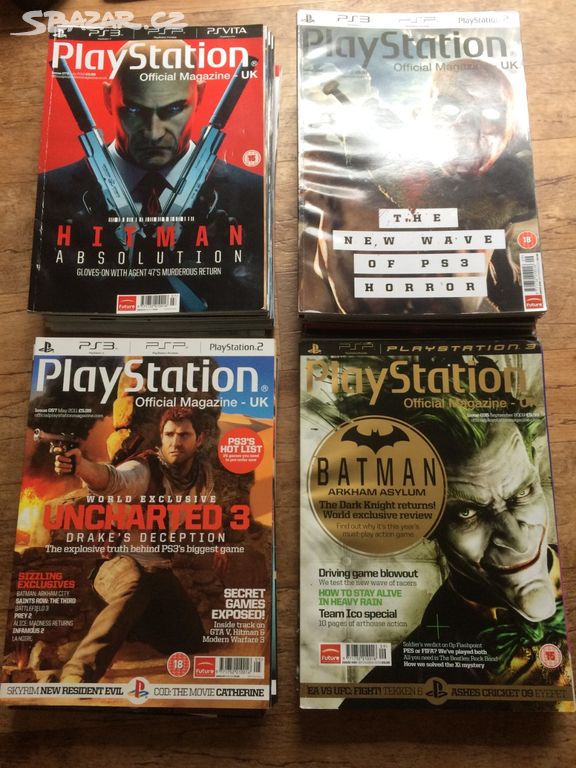 38 časopisů OPS UK Playstation magazín