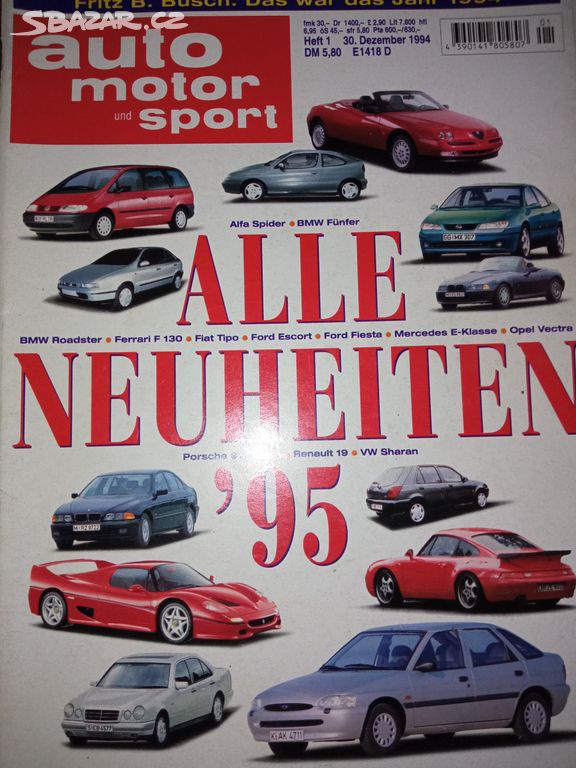 časopis Auto motor und sport 1994/1