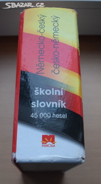 Kniha-školní slovník-Německo-český a obrác. r.2007