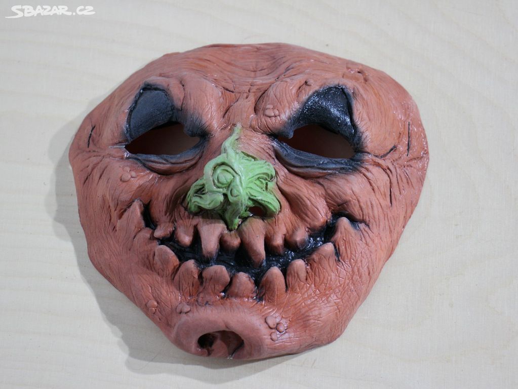 Maska Halloween, hororová dýně, Mexiko